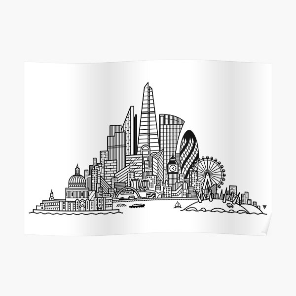 London Skyline Poster