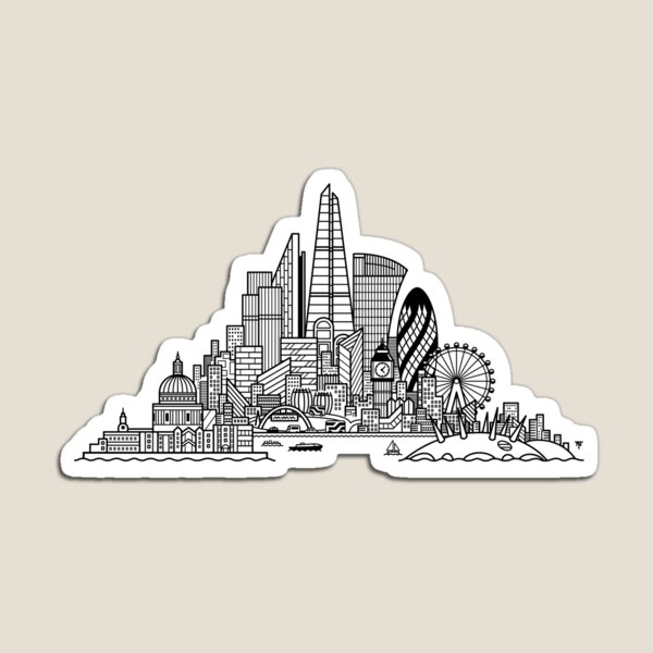 London Skyline Magnet