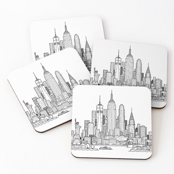 Item preview, New York Skyline designed and sold by Tom Napper Design.