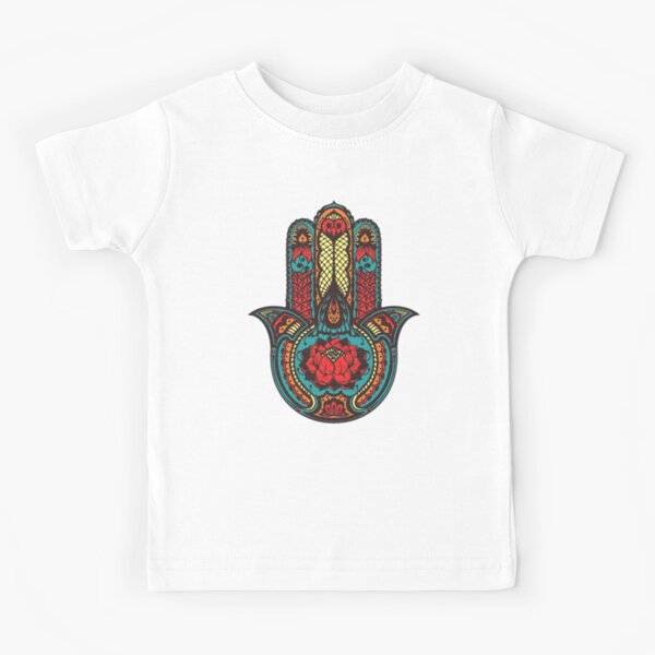 Lotus Hamsa Kids T-Shirt