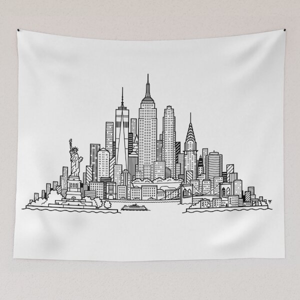 Item preview, New York Skyline designed and sold by Tom Napper Design.