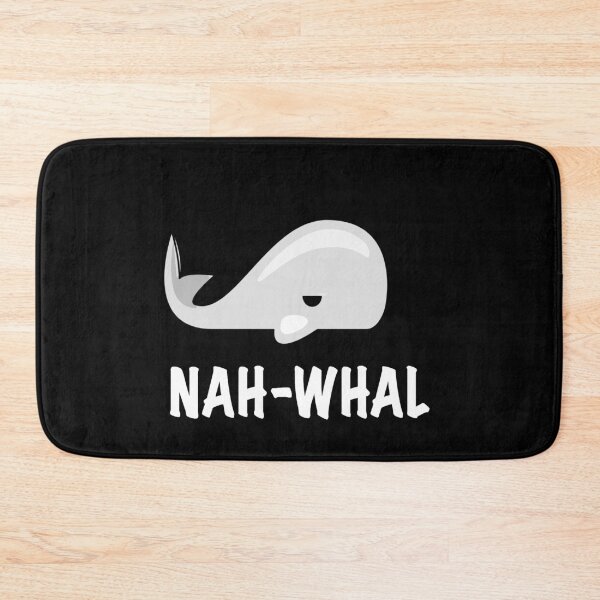 Item preview, Nah Whale (Narwhal) pun designed and sold by zejose.