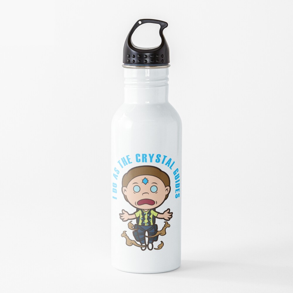 Death Crystal Morty Water Bottle