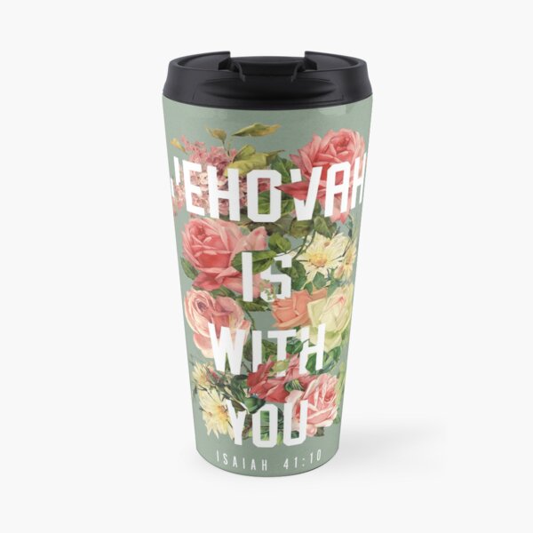 ISAIAH 41:10 (Floral) Travel Mug