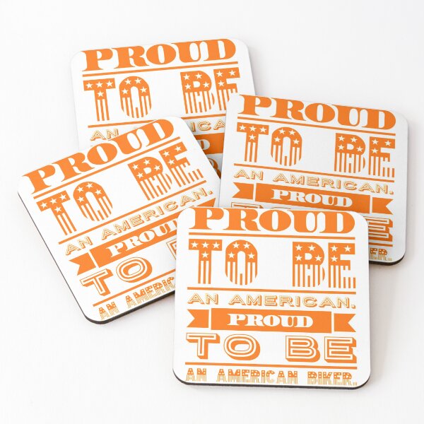 Item preview, Proud American Proud American Biker OrangeText designed and sold by TWMBDesigns.