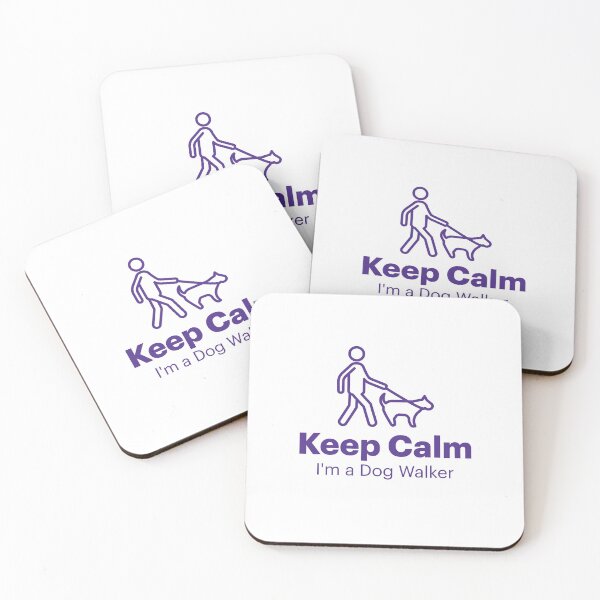 Item preview, Keep Calm I'm a Dog Walker designed and sold by Wet Noses Designs.