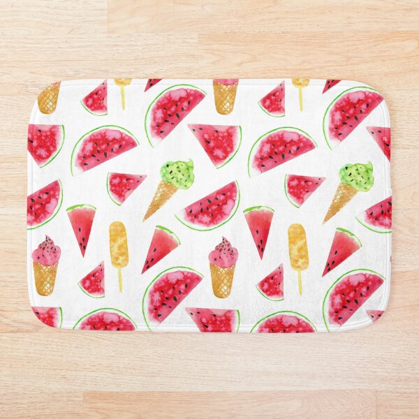Item preview, Watercolor watermelon slices and Ice-creams designed and sold by Lia Midstream.