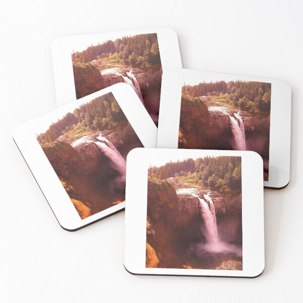 Item preview, Red Snoqualmie Falls, Washington designed and sold by Igor Pozdnyakov.