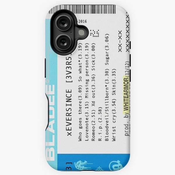 Vista previa del artículo con la obra «Boleto Bladee Eversince», diseñado y vendido por fakedrain.