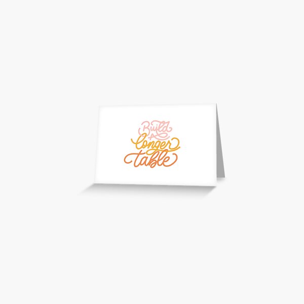 Item preview, Build a Longer Table - Transparent Background designed and sold by tylerelise.