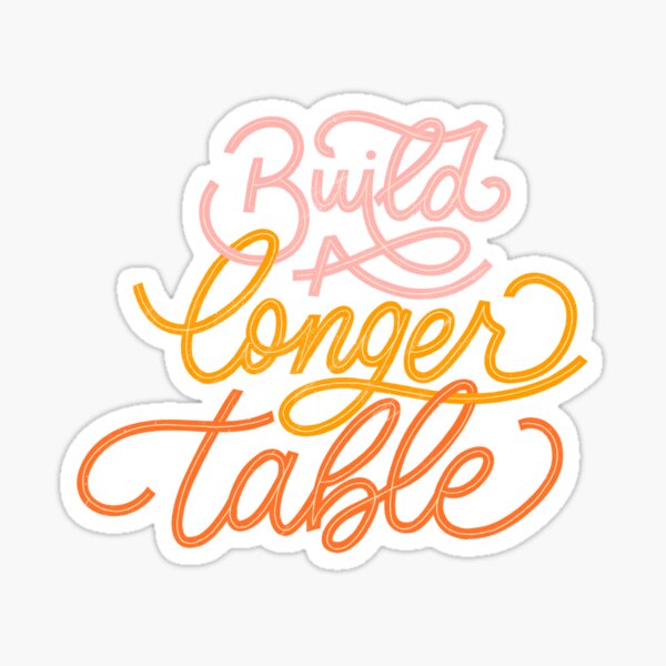 Item preview, Build a Longer Table - Transparent Background designed and sold by tylerelise.