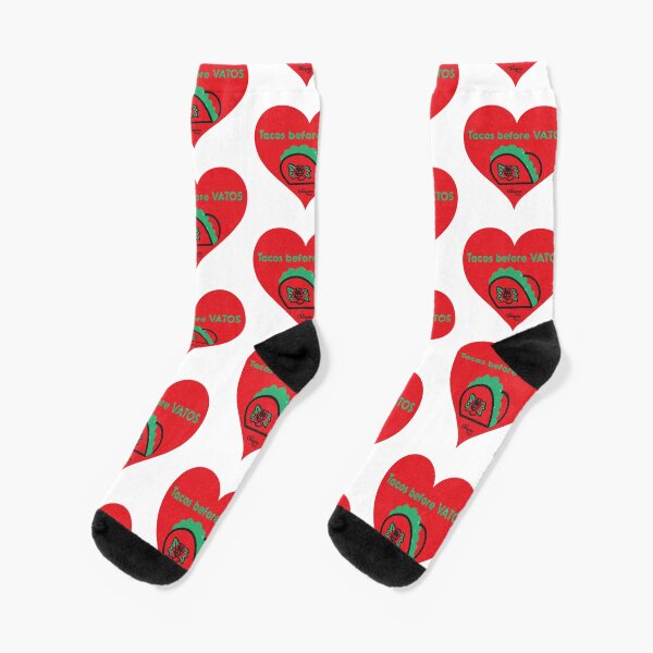 Tacos Before Vatos Socks