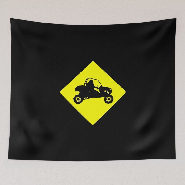 Item preview, Sasquatch SXS Crossing Bigfoot Driving UTV Road Sign designed and sold by RZRriders.