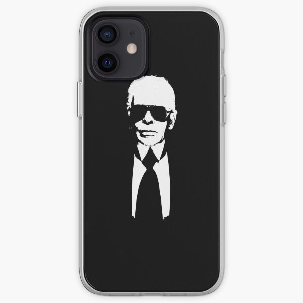 Karl Lagerfeld - en noir et blanc Coque souple iPhone