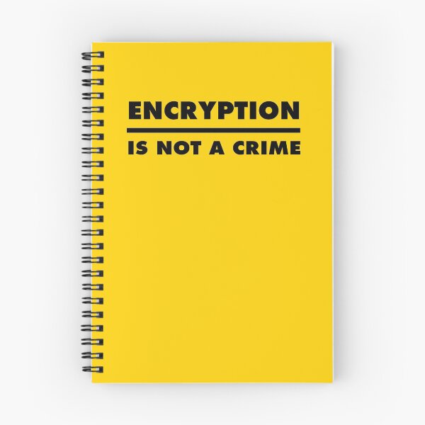 Item preview, Encryption Is Not A Crime - Yellow designed and sold by MOREDANKMEMES.