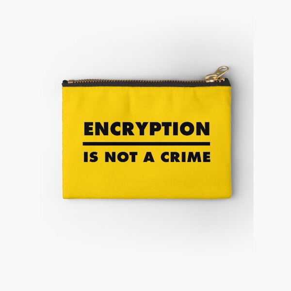 Artikelvorschau, Encryption Is Not A Crime - Yellow entworfen und verkauft von MOREDANKMEMES.