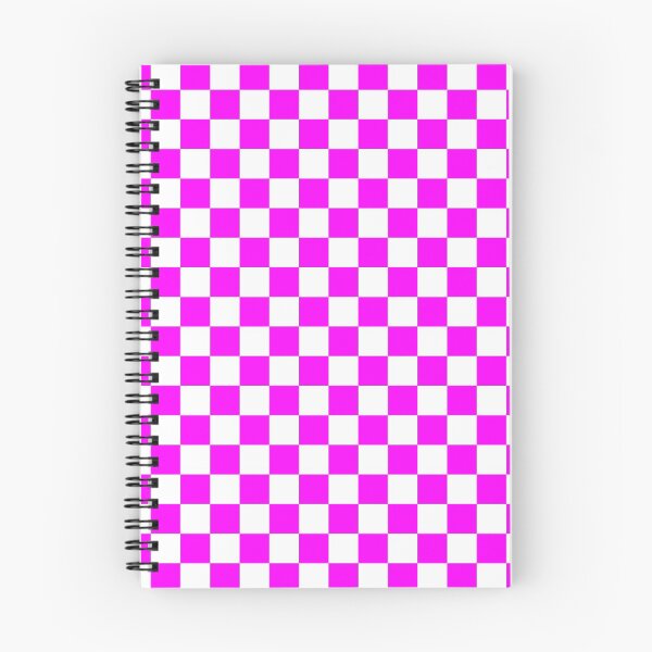 Item preview, Magenta And White Checkerboard Pattern designed and sold by rewstudio.