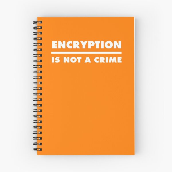 Item preview, Encryption Is Not A Crime - Orange designed and sold by MOREDANKMEMES.