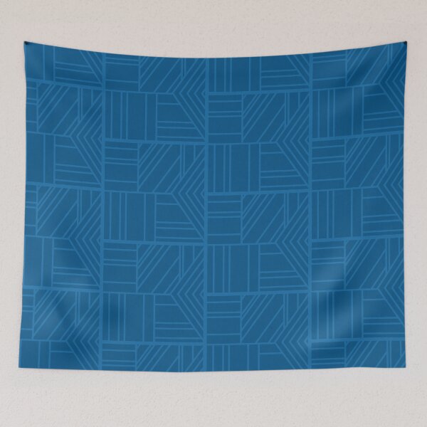 Item preview, Classic Blue Geometric Pattern designed and sold by StudioUnrefined.