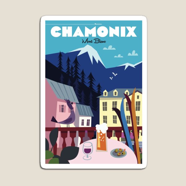 Item preview, Chamonix poster designed and sold by GAGodel.