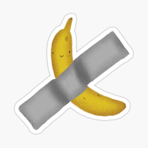 Banana Art Sticker