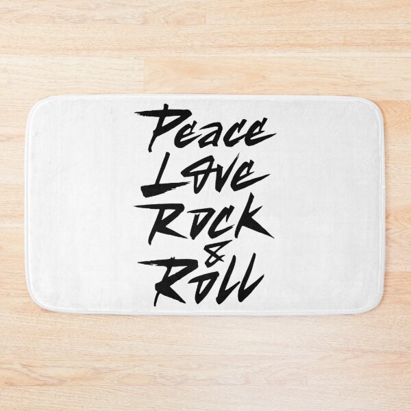 Item preview, Peace Love Rock And Roll designed and sold by Zagach Letters.