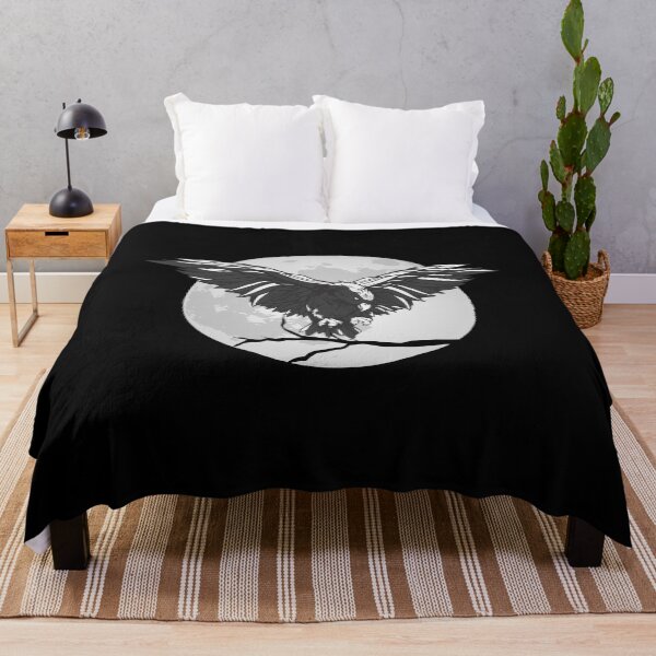 Item preview, Raven crow in the full moon designed and sold by Weilichesmag.