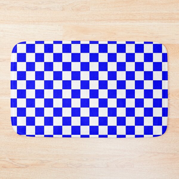 Item preview, Ultimate Blue And White Checkerboard Pattern designed and sold by rewstudio.