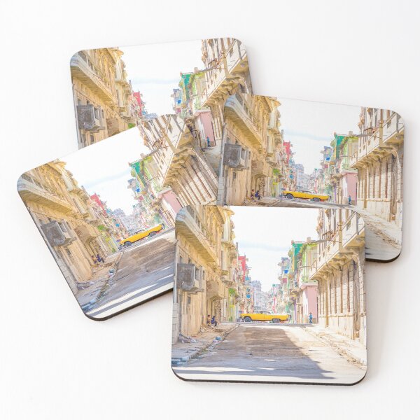 Item preview, Oldtimer driving through a colorful side street in Havana Cuba designed and sold by MichielTon.