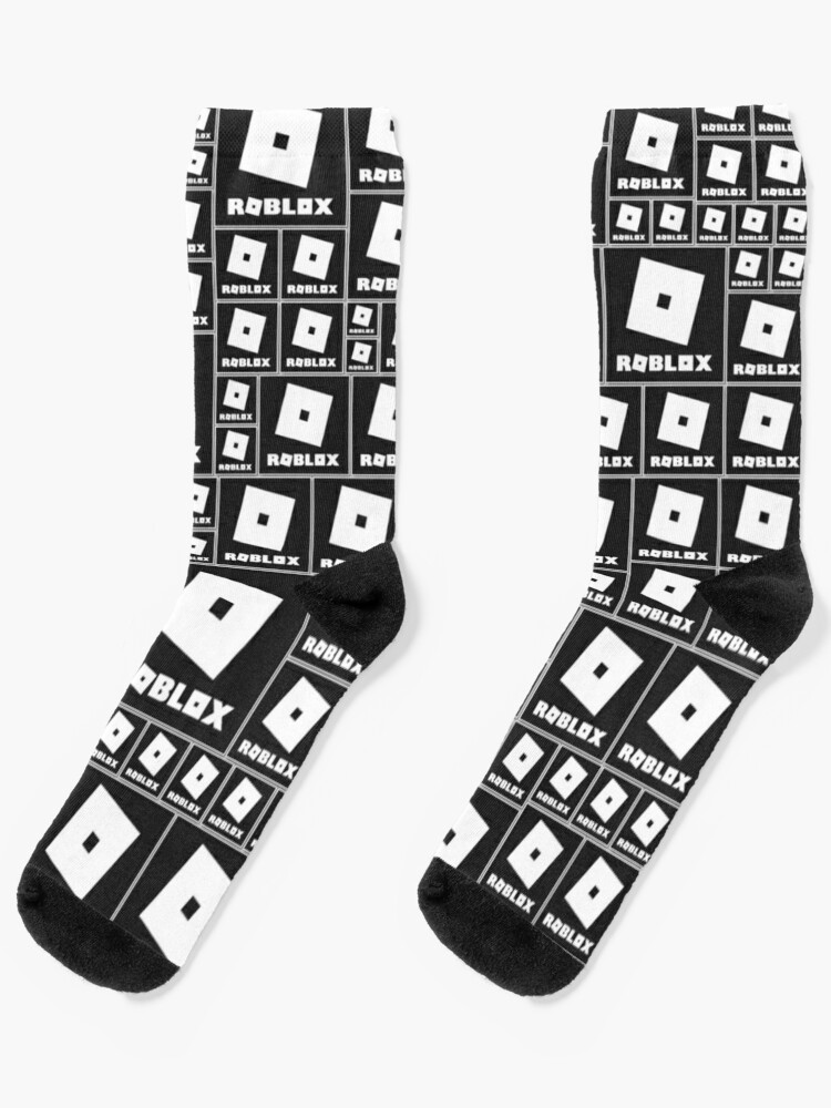 Roblox Logo In The Dark Socks By Best5trading Redbubble - roblox logo on black sticker by best5trading redbubble