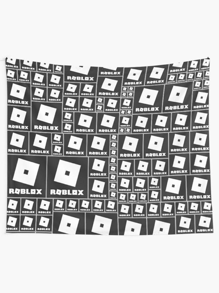 Roblox Logo In The Dark Tapestry By Best5trading Redbubble - square roblox black logo