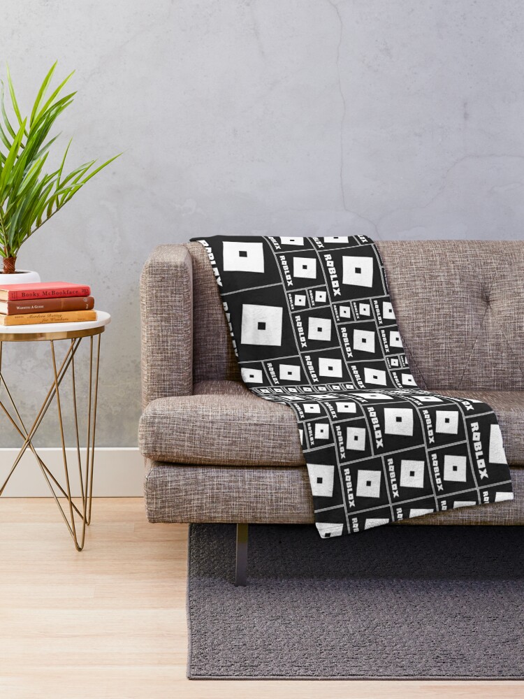 Roblox Logo In The Dark Throw Blanket By Best5trading Redbubble - roblox blanket decal roblox