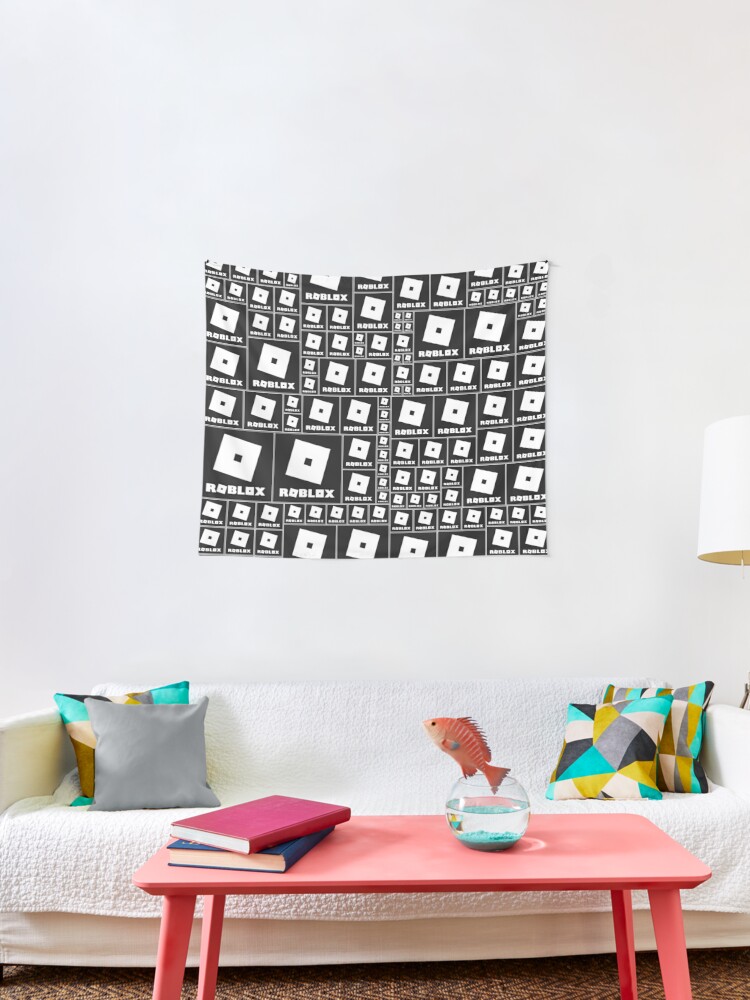 Roblox Logo In The Dark Tapestry By Best5trading Redbubble