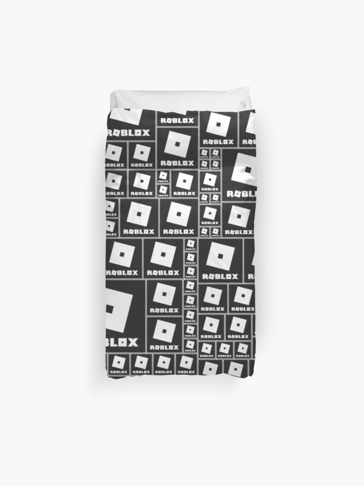 Roblox Logo In The Dark Duvet Cover By Best5trading Redbubble