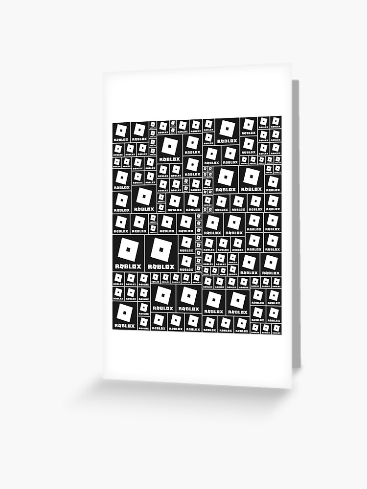 Roblox Logo In The Dark Greeting Card By Best5trading Redbubble - roblox logo on black sticker by best5trading redbubble