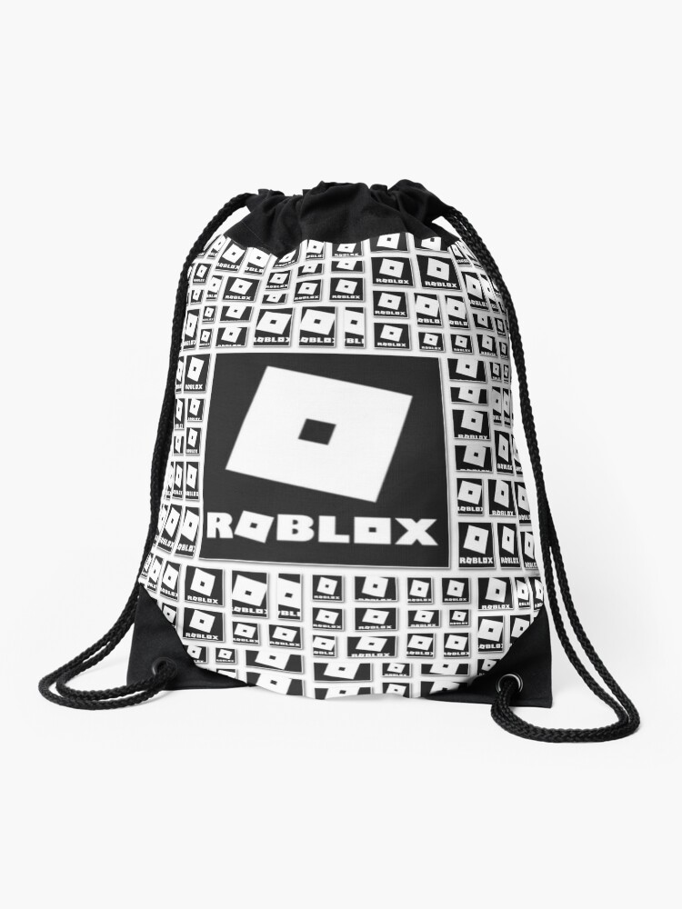 Roblox Center Logo In The Dark Drawstring Bag By Best5trading Redbubble - white mini purse roblox