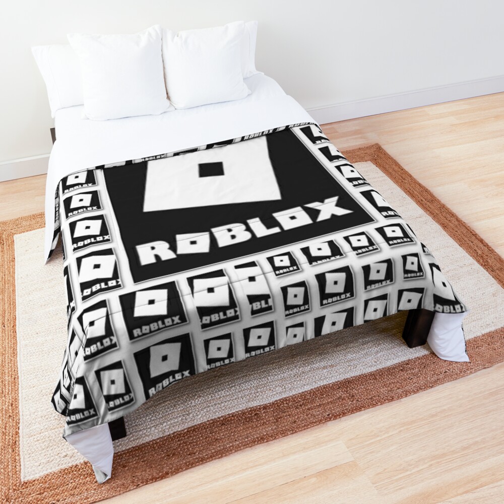 Roblox Center Logo In The Dark Comforter By Best5trading Redbubble - girls bed set roblox