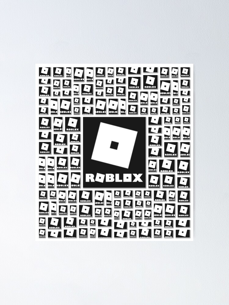 Poster Logotipo De Roblox Center En La Oscuridad De Best5trading Redbubble - roblox cuadrado