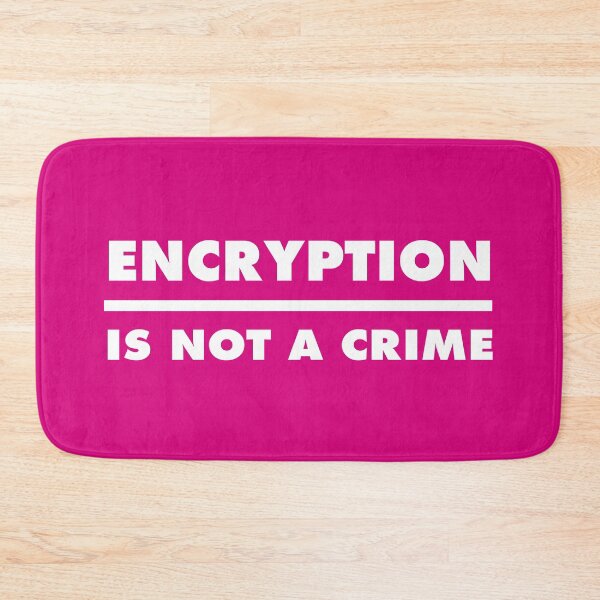 Item preview, Encryption Is Not A Crime - Magenta designed and sold by MOREDANKMEMES.