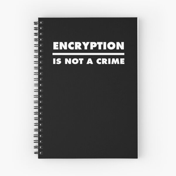 Item preview, Encryption Is Not A Crime - Black designed and sold by MOREDANKMEMES.