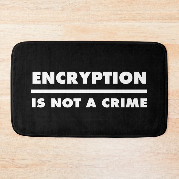 Item preview, Encryption Is Not A Crime - Black designed and sold by MOREDANKMEMES.