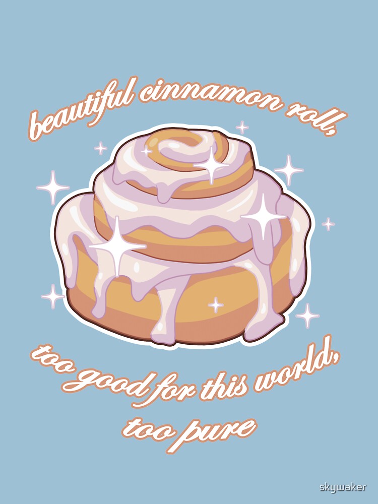 cinnamon roll too good too pure Sticker for Sale by Jeremyblog