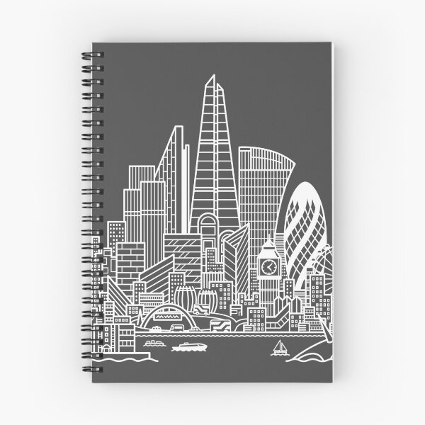 Item preview, London Skyline - White designed and sold by Tom Napper Design.