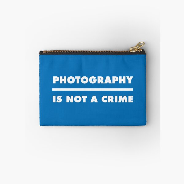 Item preview, PHOTOGRAPHY IS NOT A CRIME - Blue designed and sold by MOREDANKMEMES.