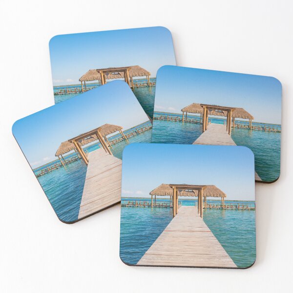 Item preview, A pier in the village of Bacalar in Mexico designed and sold by MichielTon.