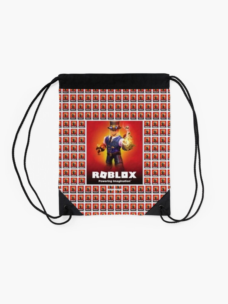 Roblox Powering Imagination Center Drawstring Bag By Best5trading Redbubble - hockey world template roblox