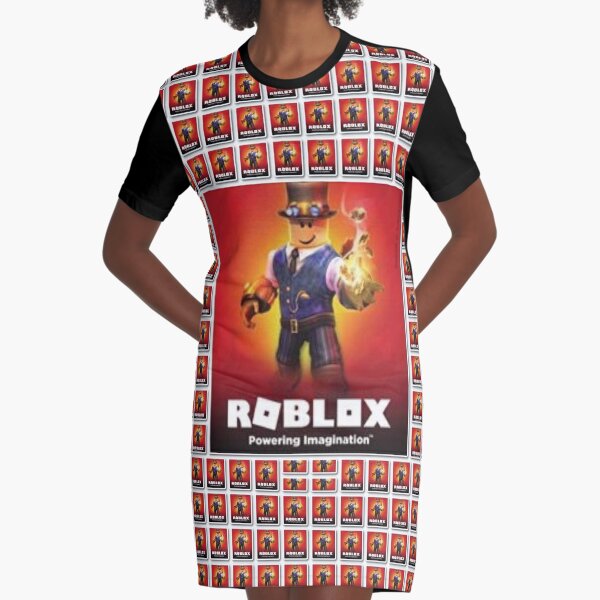 Roblox Powering Imagination Center Graphic T Shirt Dress By Best5trading Redbubble - roblox shirt iron man