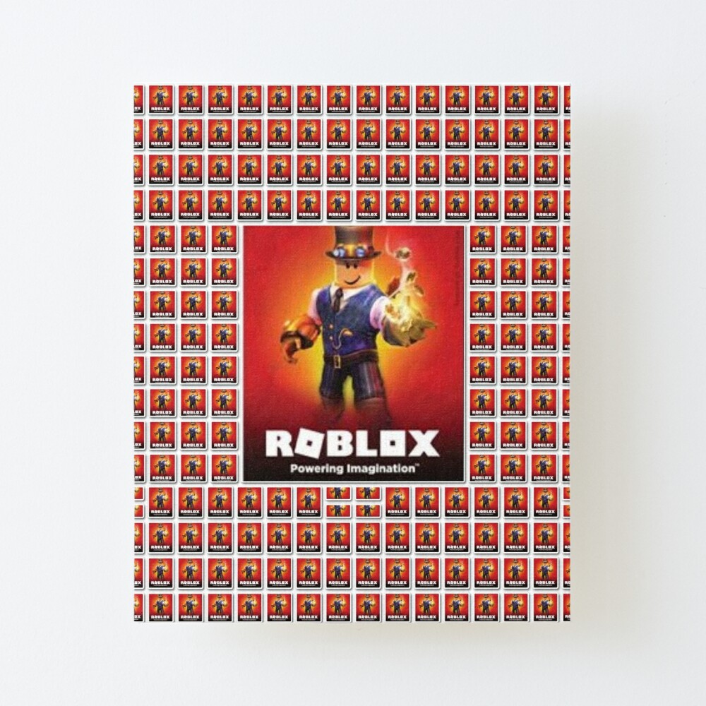 Roblox Powering Imagination Center Art Board Print By Best5trading Redbubble - roblox shirt template iron man