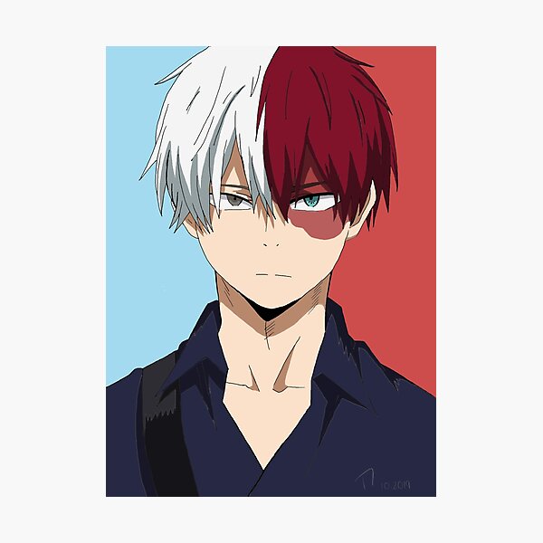 Animal Crossing Todoroki Sticker Set 6 Large 2 Small Photographic Print By Drakken Blue Redbubble