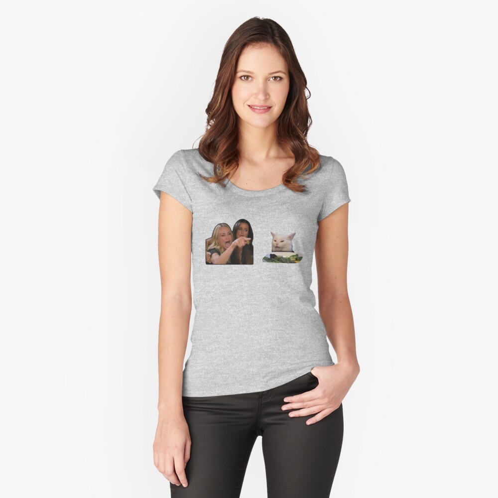 Item preview, Fitted Scoop T-Shirt designed and sold by thebriskneesart.
